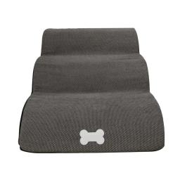 Melhor cão escadas pet 3 passos escadas para pequeno cão gato casa do cão animais de estimação rampa escada anti-deslizamento removível cães cama escadas pet abastecimento - Image 3
