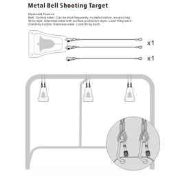 Hóquei no gelo acessórios hóquei equipamento de treinamento de aço carbono metal tiro alvo - Image 5