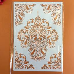 Estêncil para pintura de parede em a4, estêncil para decoração de flores e carimbos de parede - Image 1