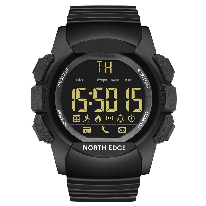 North edge pedômetro calorias bluetooth relógios esportivos masculinos detecção de distância relógio digital corrida natação relógio de pulso - Image 1