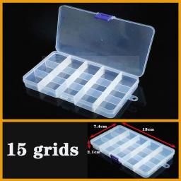 Caixa De Plástico Transparente Parafuso Compartimento Caixa De Jóias Brinco Display Case Recipiente Limpar Terminal Organizador Ferramenta Caixas De armazenamento - Image 4
