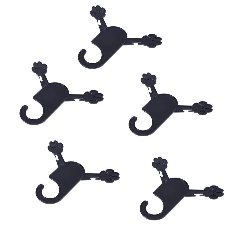 Cabide para roupas de estimação, 5 peças, suporte de roupas com forma de pata, cabide de secagem, acessórios para cachorros - Image 1