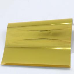 Cor do ouro Hot Stamping Foil Paper, Transferência Holográfica, Laminador Foil, DIY Artes Artesanato, Cartões de Presente de Natal, 10Pcs - Image 1