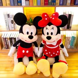 Disney-Mickey Mouse peluches infantis, bonecas de anime kawaii, modelos recheados da Minnie, presente de aniversário e Natal 40-120cm - Image 2