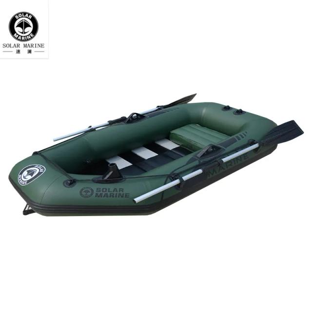 Caiaque Inflável Único em PVC: Acessórios Grátis para Pesca e Esportes Aquáticos ao Ar Livre Diretamente da Fábrica