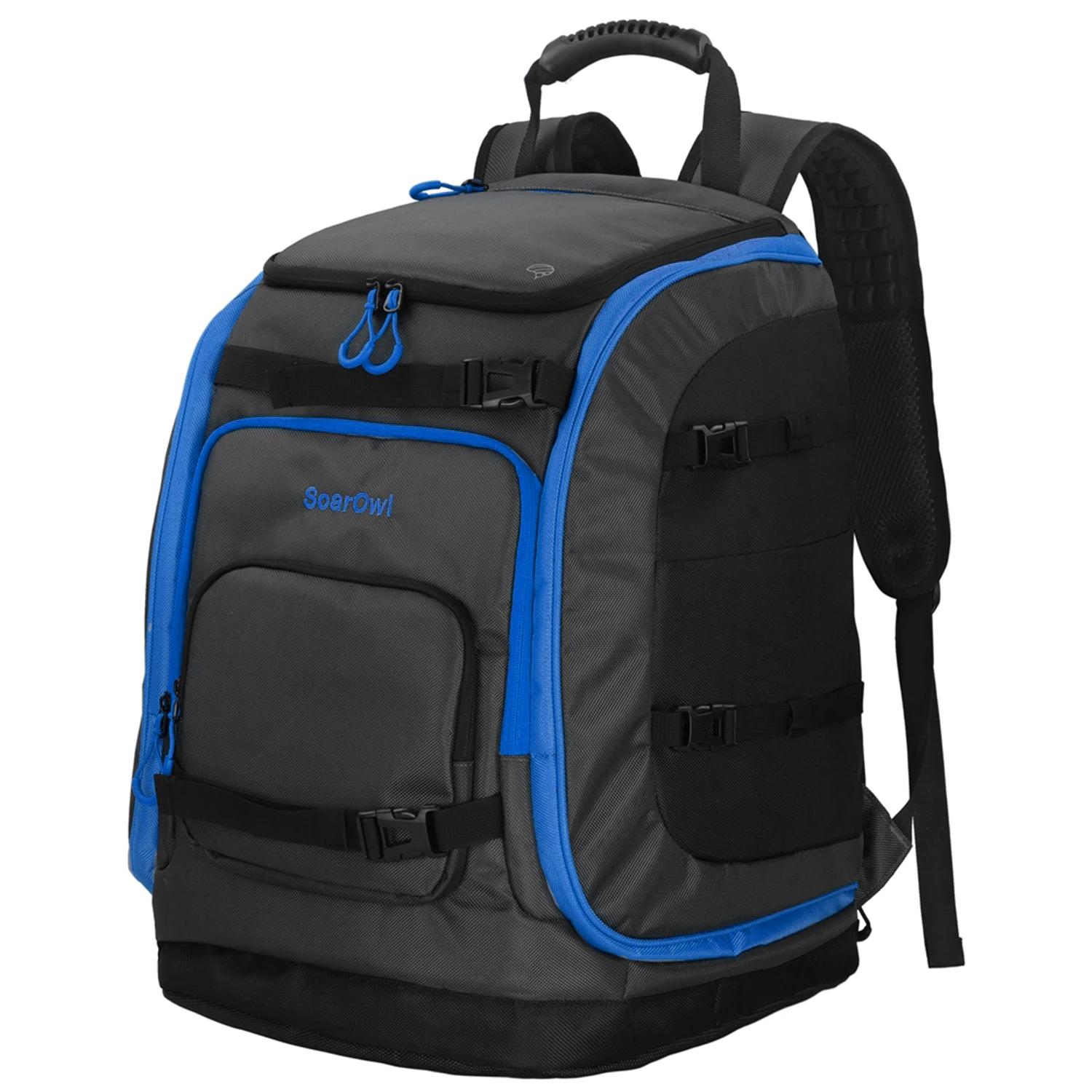 Soarowl 65l mochila de esqui grande capacidade à prova dwaterproof água saco de inicialização pode ser carregado com botas de esqui capacetes óculos roupas pendurar esquis - Image 1