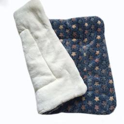 Cama de pelúcia para animais de estimação, colchão com almofada para gatos, suprimentos para animais de estimação, cobertor para cama de inverno, tapete de dormir - Image 3