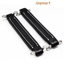 Estilo vintage couro alças para guitarra, madeira armários, amplificador Hardware, 1pc - Image 5