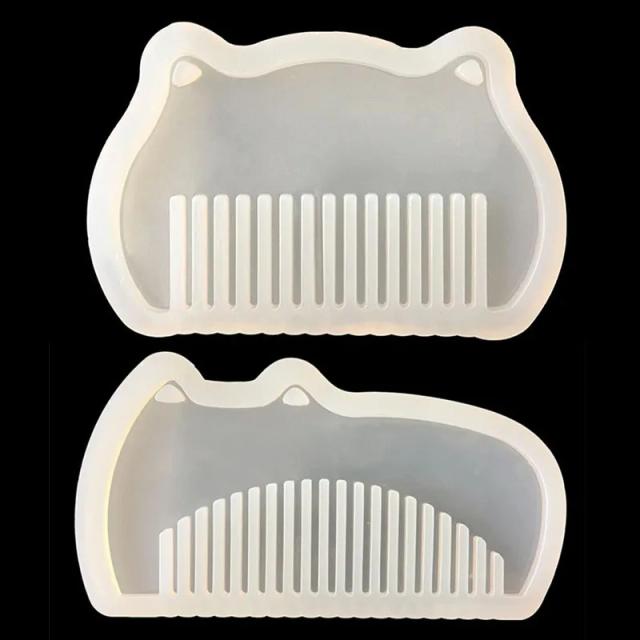 Duas Formas de Pente 3D em Resina Epóxi: Molde Artesanal para DIY em Silicone e Presentes Criativos