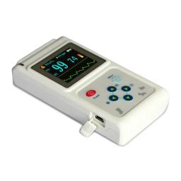 Contec animais de estimação veterinária oxímetro de pulso de oxigênio no sangue monitor de freqüência cardíaca spo2, cão/gato, veterinário sonda língua + sw - Image 5