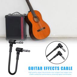 Cabo de pedal para guitarra, amplificador de guitarra elétrica 6.35 com 15cm para efeito de baixo, acessórios para instrumentos musicais - Image 5