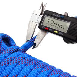 Corda de escalada, 12mm, equipamento de escalada, equipamento de escalada, montanhismo, emergência, sobrevivência, resgate, fuga, estática - Image 2