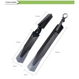 Para-lamas para bicicletas, 2 peças, montanha 26, 27.5, 29 polegadas, asas de lama, frontal e traseira, montagem rápida, 27.2-34.9mm, selim - Image 6