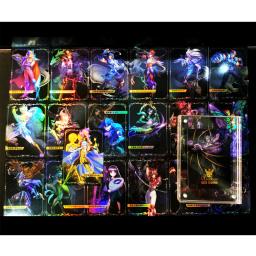 Brinquedos saint seiya 20 espaços hobby jogos colecionáveis cartas de anime - Image 2