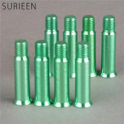 SURIEEN 8 peças 8mm * 34mm parafusos de patinação de velocidade em linha parafuso de eixo de prego de alumínio para patins em linha dourado azul vermelho siver verde preto - Image 1