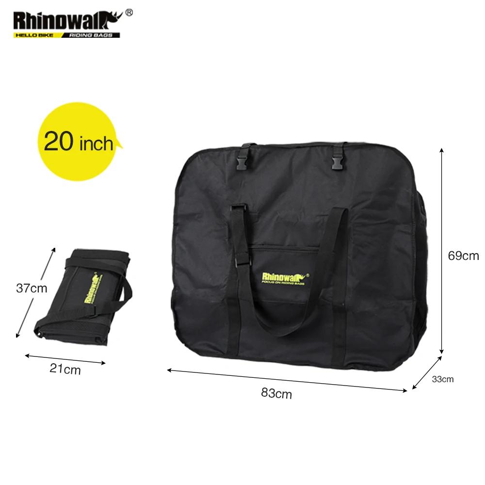 Rhinowalk 16 "20" dobrável bicicleta carry bag portátil bolsa de transporte ciclismo bicicleta caso viagem acessórios bycicle - Image 1