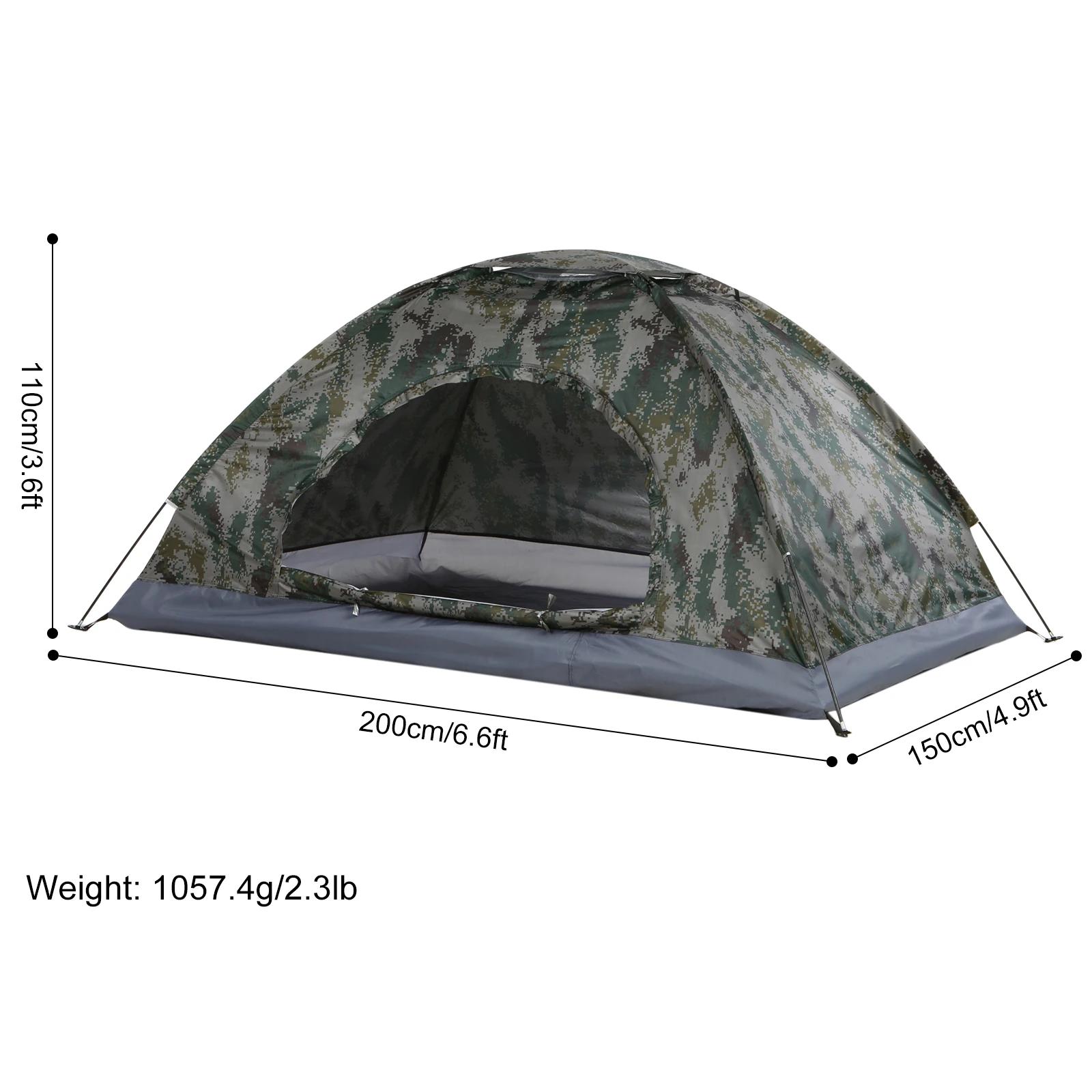 Tomshoo barraca de acampamento ultraleve para 1/2 pessoas, camada única, portátil, caminhada, revestimento anti-UV, upf 30 + para pesca na praia ao ar livre - Image 1