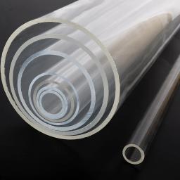 3 pces 50cm de comprimento o. d.16/20/32/40/50/60 mangueira acrílica transparente tubo de aquário suprimentos de tubos de plástico do tanque de peixes encaixes tubo de vidro - Image 5