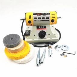 110v/220v 350w máquina de polimento pedra diy carpintaria jade jóias dental bancada torno máquina moagem lixar ferramentas - Image 2