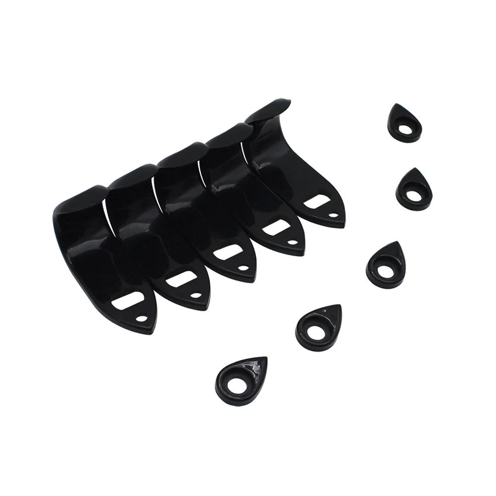 Saxofone Thumb Resto Acessórios, ABS Finger Holder para Sax Alto Tenor Soprano, Peças de Instrumentos Musicais, Acessórios de Sopros, 5 pcs por conjunto - Image 1