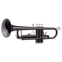 Muslady-Conjunto de trompete em latão para iniciantes, estudante com estojo rígido, bocal de alças, luvas e pano, instrumentos musicais - Image 1