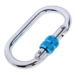 Parafuso de bloqueio mosquetão gancho, mosquetão, escalada, árvore Rigging Kit, caminhadas ao ar livre, Camping Acessórios, 25KN - Image 6
