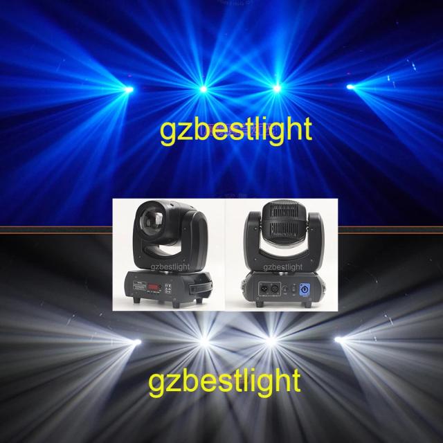 Ponto LED de Feixe Forte com Case de Voo e Prisma Rotativo - Efeito Arco-Íris, 8 Facetas, 100 Watts, Ideal para Armários e Eventos
