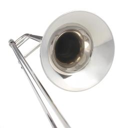 Bb Alto saxofone banhado a prata com caixa, instrumento de bronze profissional, trombone plana B, acessórios para instrumentos musicais - Image 4