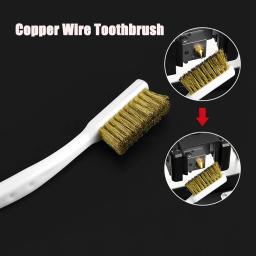 Ferramenta de limpeza de impressora 3D fio de cobre escova de dentes cabo de cobre para aquecedor de bico bloco hotend limpeza peças de cama quente - Image 4