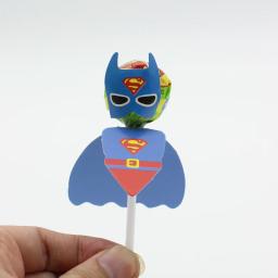Lembrancinhas de festa de super herói decoração, pirulito, cartão de papel, super herói, decoração de festa, aniversário infantil, materiais de doces - Image 4