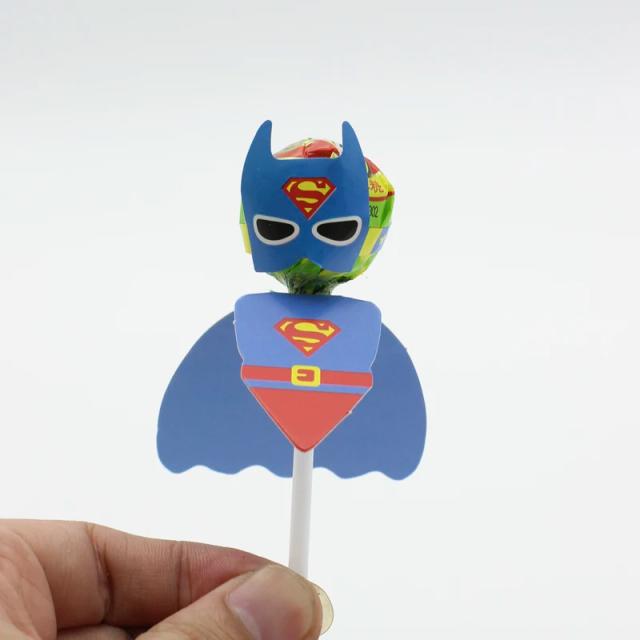 Lembrancinhas de Festa de Super-Herói: Pirulitos, Cartões e Decorações para Aniversário Infantil