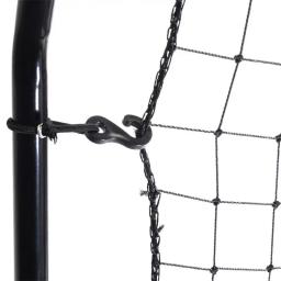 Pitch back baseball softball rebounder arremesso jogando prática parceiro ângulo ajustável pitchback trainer tela para crianças - Image 4