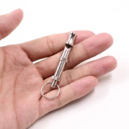 Apito de treinamento para cães de estimação, clique em dois tons, treinador ultrassônico para parar de latir, guia de assistência com chaveiro, suprimentos para animais de estimação - Image 3
