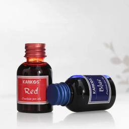 Caneta tinteiro colorida 30ml 1 peça, recarga de tinta líquida pura para refil, papelaria, escola, 10 cores, qualidade, caneta não danifica - Image 6