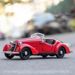 Audi W25K Carros Clássicos Diecastas e Veículos de Brinquedo, Liga 1:32, Escala Miniatura, Modelo de Simulação, Brinquedos de Carro - Image 5