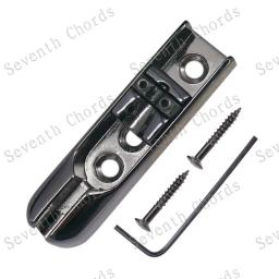Um conjunto de 6 pçs ponte individual selas tailpiece para 6 cordas baixo guitarra instrumento musical acessórios peças - Image 2