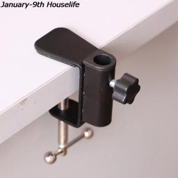 Cantilever suporte braçadeira titular lâmpada de mesa clipe acessórios mangueira base para mic suporte - Image 2