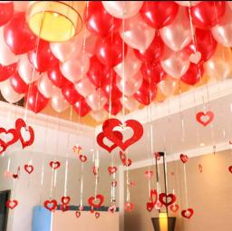 Pingente laser para balões, acessório de festa de casamento com 100 peças, pingente de coração, amor, fita de chuva, decoração para casamento - Image 2