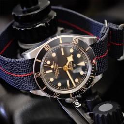 Alta qualidade pulseira de náilon do exército francês 20mm 22mm pára-quedas elástico náilon pulseiras de relógio preto verde amarelo azul cáqui laranja vermelho - Image 6