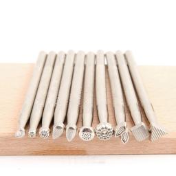Couro Stamp Tool Set, trabalho de couro, estampagem de sela, esculpindo padrões, arte artesanal, ferramentas de couro, novo aumento, 1pc - Image 6