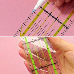 Régua De Costura Com Pés, 5x30cm, Yardstick, Corte E Quilting, Ferramentas DIY, Régua De Desenho, Régua De Desenho, 1PC - Image 5