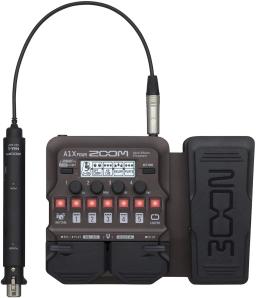 Zoom a1x quatro instrumento acústico multi-efeitos processador com pedal de expressão, seção de ritmo, para guitarra, saxofone, violino - Image 6
