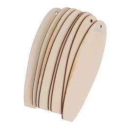 8 peças em mdf madeira placa de surfe formato recortes para artesanato decoração etiquetas diy - Image 2