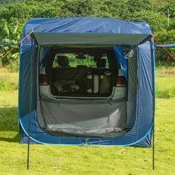 Barraca traseira do carro impermeável e à prova de vento, pop up toldo, acampamento ao ar livre, caminhadas, pára-sol, passeio autônomo, tronco - Image 6