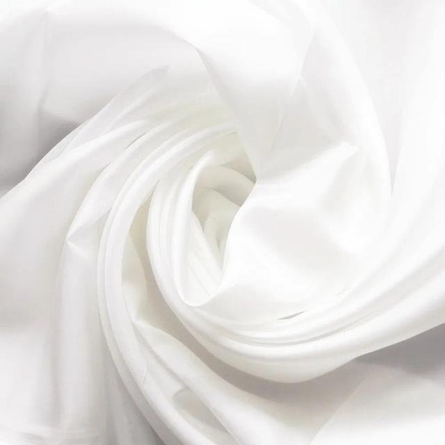 Tecido de Seda Pura Não Tingido Branco Natural para Vestidos, Lenços e Pintura DIY - 100% Forro de Seda