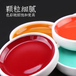 Tinta Aquarela Japonesa para Pintura, Paleta de Porcelana Sólida, Kissho Teppatsu Gansai, Paleta de Conjunto Inteiro de 68 Cores, Suprimentos de Pintura Chinesa - Image 2