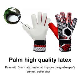 Luvas Goalkeeper para adultos e crianças, futebol, goleiro, dedo inteiro, proteção para as mãos - Image 3