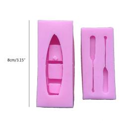 Molde de resina de silicone para artesanato, artesanato fofo barco oars de resina de silicone forma 3d para velejar, resina epóxi para chocolate ferramentas de arte para artesanato - Image 6