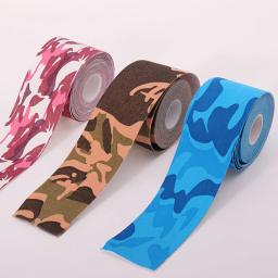 Fita Cinesiológica para Recuperação Esportiva, Fita Atlética, Cintas para Ginásio de Fitness, Tênis e Corrida, Protetor Muscular do Joelho, Moda, 2 Tamanhos - Image 3