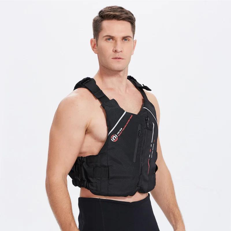 Ajustável Multi bolso colete salva-vidas para adultos, flutuabilidade, vela segura, caiaque, canoagem, Fly Fishing, Water Sports Aid Vest - Image 3